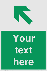 Custom Safe condition: Green Up left arrow